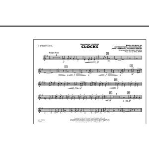 Clocks - Eb Baritone Sax