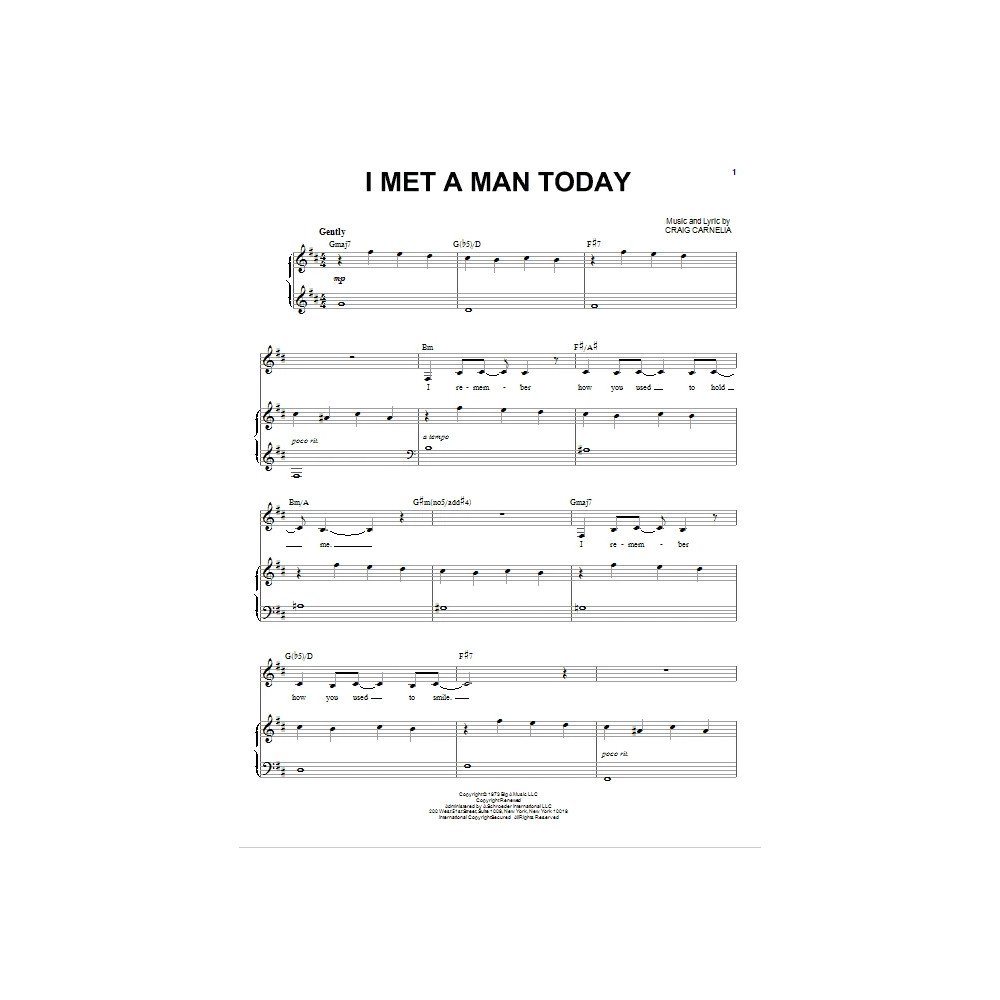 I Met A Man Today