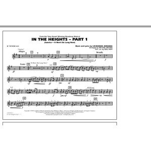 In The Heights: Part 1 - Bb Tenor Sax