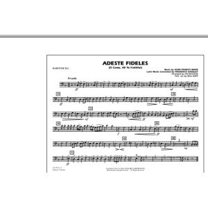 Adeste Fideles (O Come, All Ye Faithful) - Baritone B.C.