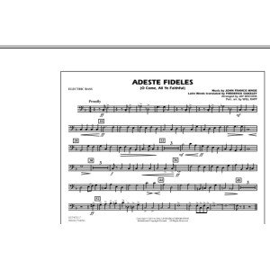 Adeste Fideles (O Come, All Ye Faithful) - Electric Bass