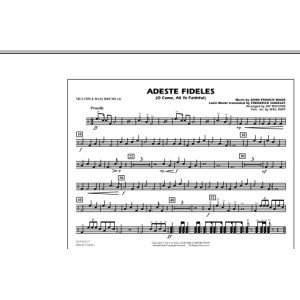 Adeste Fideles (O Come, All Ye Faithful) - Multiple Bass Drums