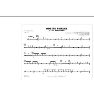 Adeste Fideles (O Come, All Ye Faithful) - Aux Percussion