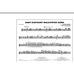 Baby Elephant Walk/Peter Gunn - Flute/Piccolo
