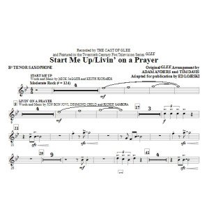 Start Me Up/Livin' On A Prayer - Bb Tenor Saxophone