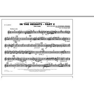 In The Heights: Part 2 (The Club) - Bb Clarinet