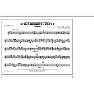 In The Heights: Part 2 (The Club) - Eb Baritone Sax