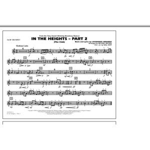In The Heights: Part 2 (The Club) - 3rd Bb Trumpet
