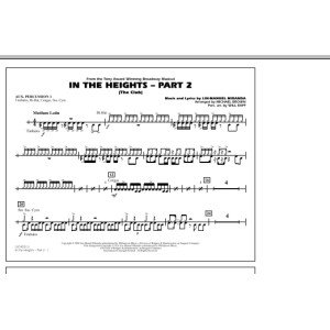 In The Heights: Part 2 (The Club) - Aux. Percussion 1