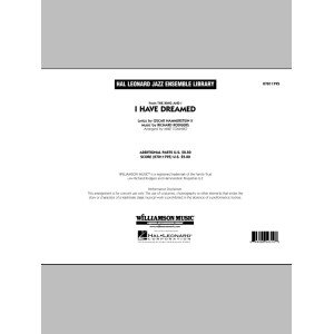 I Have Dreamed - Conductor Score (Full Score)