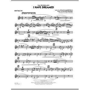 I Have Dreamed - Baritone Sax