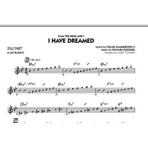 I Have Dreamed - Bb Solo Sheet