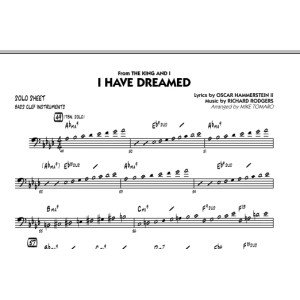 I Have Dreamed - Bass Clef Solo Sheet