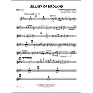 Lullaby Of Birdland - Tenor Sax 1