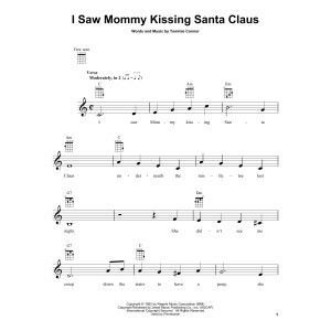 I Saw Mommy Kissing Santa Claus