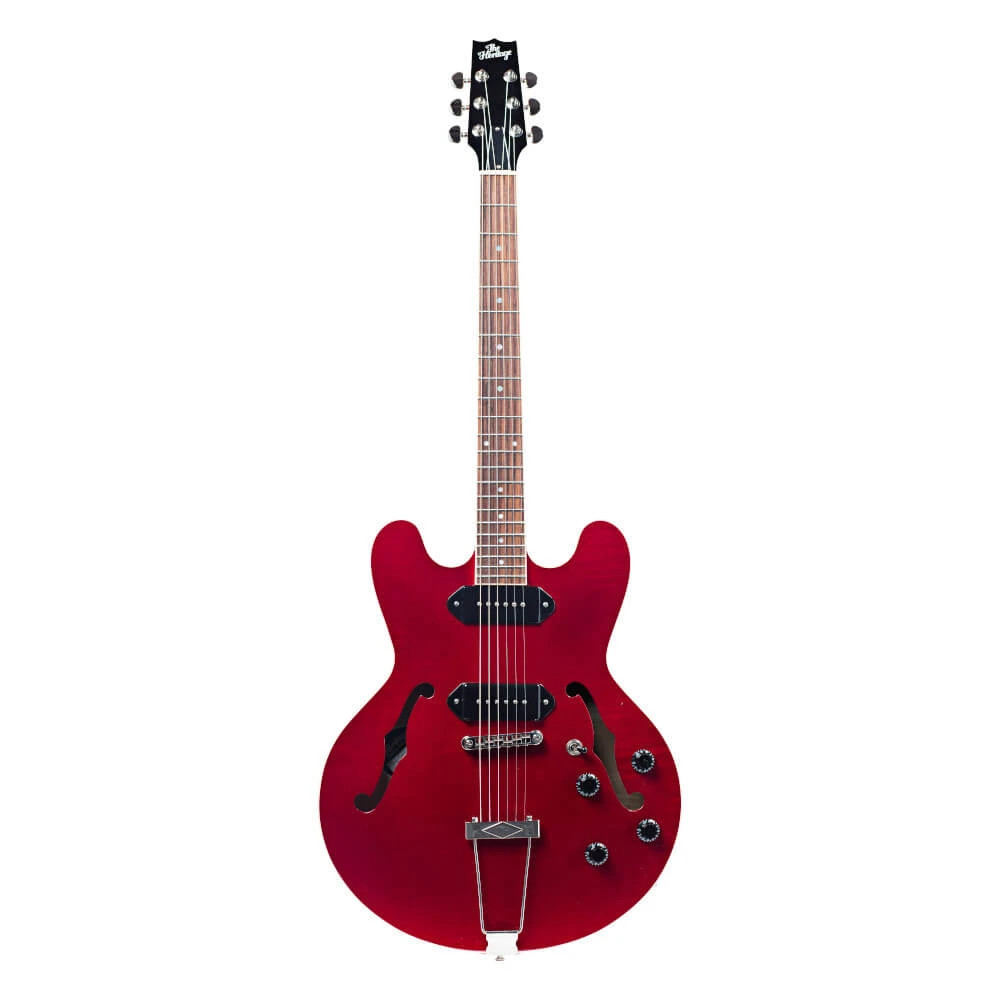 Heritage, Standard H-530 Semi-Hollow Electric Guitar with Case, Trans Cherry