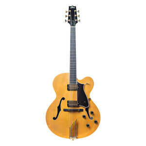 Heritage, Standard Eagle Classic Hollow Electric Guitar with Case, Antique Natural