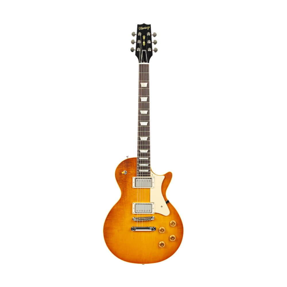 Heritage, Custom Shop Core Collection H-150 Plain Top Electric Guitar with Case, Dirty Lemon Burst