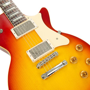 Heritage, Custom Shop Core Collection H-150 Plain Top Electric Guitar with Case, Dark Cherry Sunburst