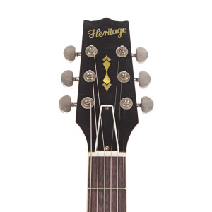 Heritage, Custom Shop Core Collection H-150 Plain Top Electric Guitar with Case (Artisan Aged), Dirty Lemon Burst