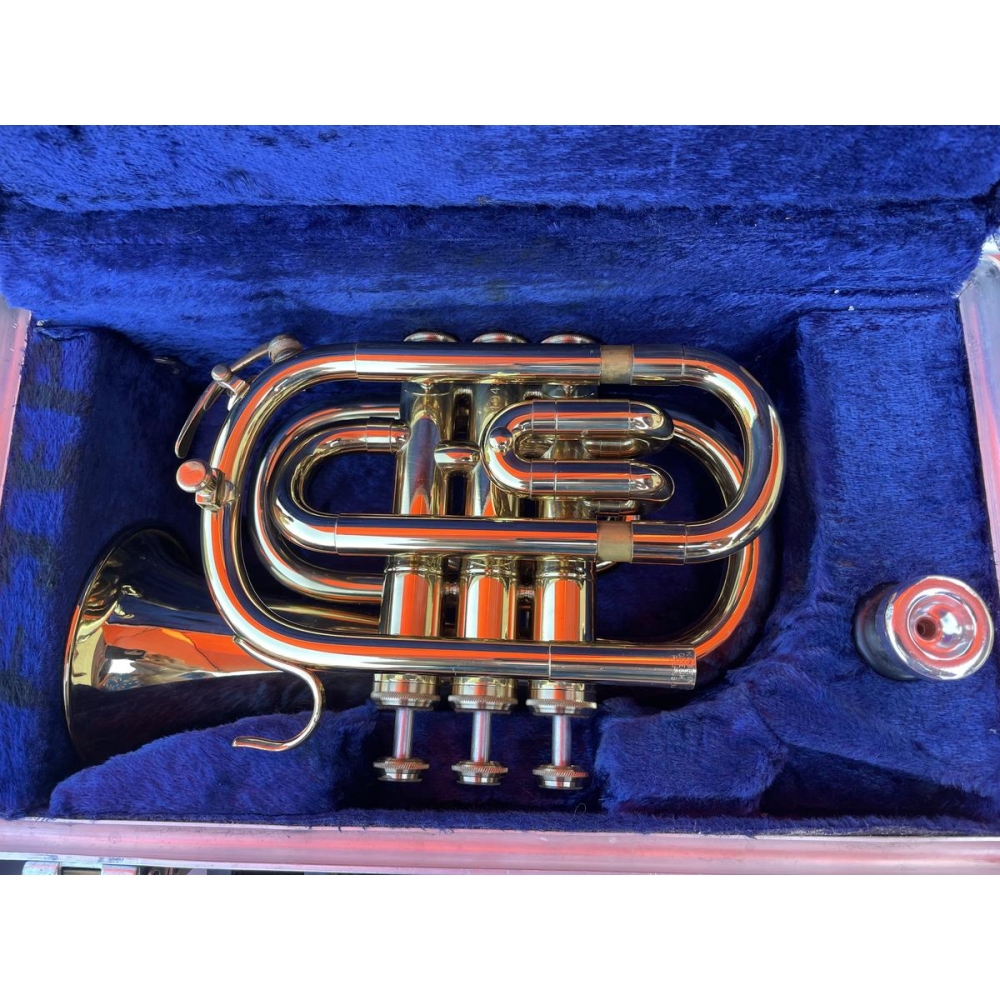 El cornet Amati es un instrumento de viento-metal de alta calidad y prestigio. Fabricado por la reconocida marca Amati, este cor