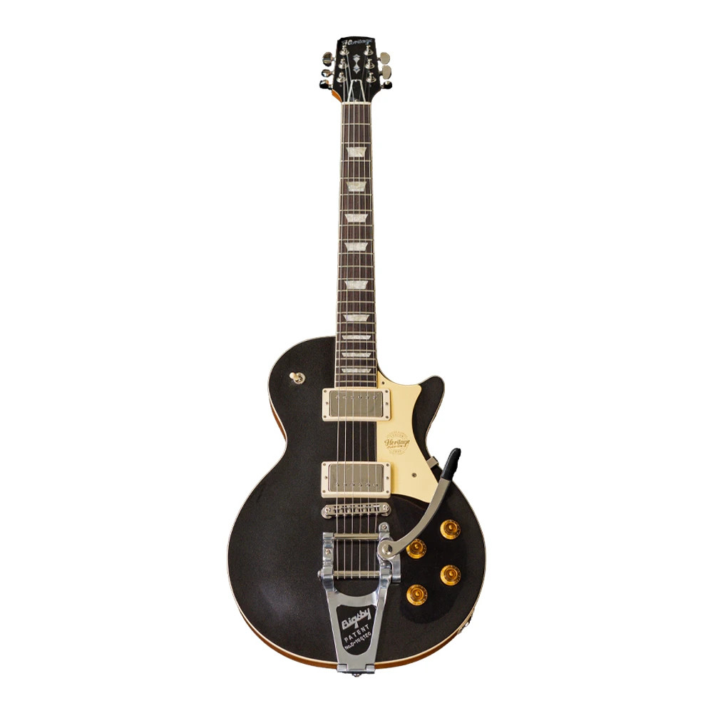 Heritage, Custom Shop Core Collection H-150 Electric Guitar, Space Black, Bigsby