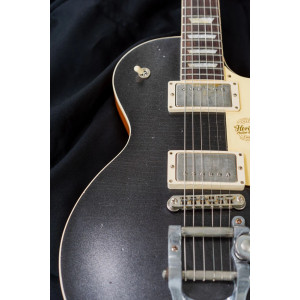 Heritage, Custom Shop Core Collection H-150 Electric Guitar (Artisan Aged), Space Black, Bigsby