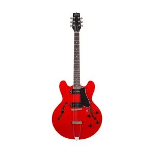 Heritage Heritage, Standard H-530 Hollow Electric Guitar with Case, Trans Cherry