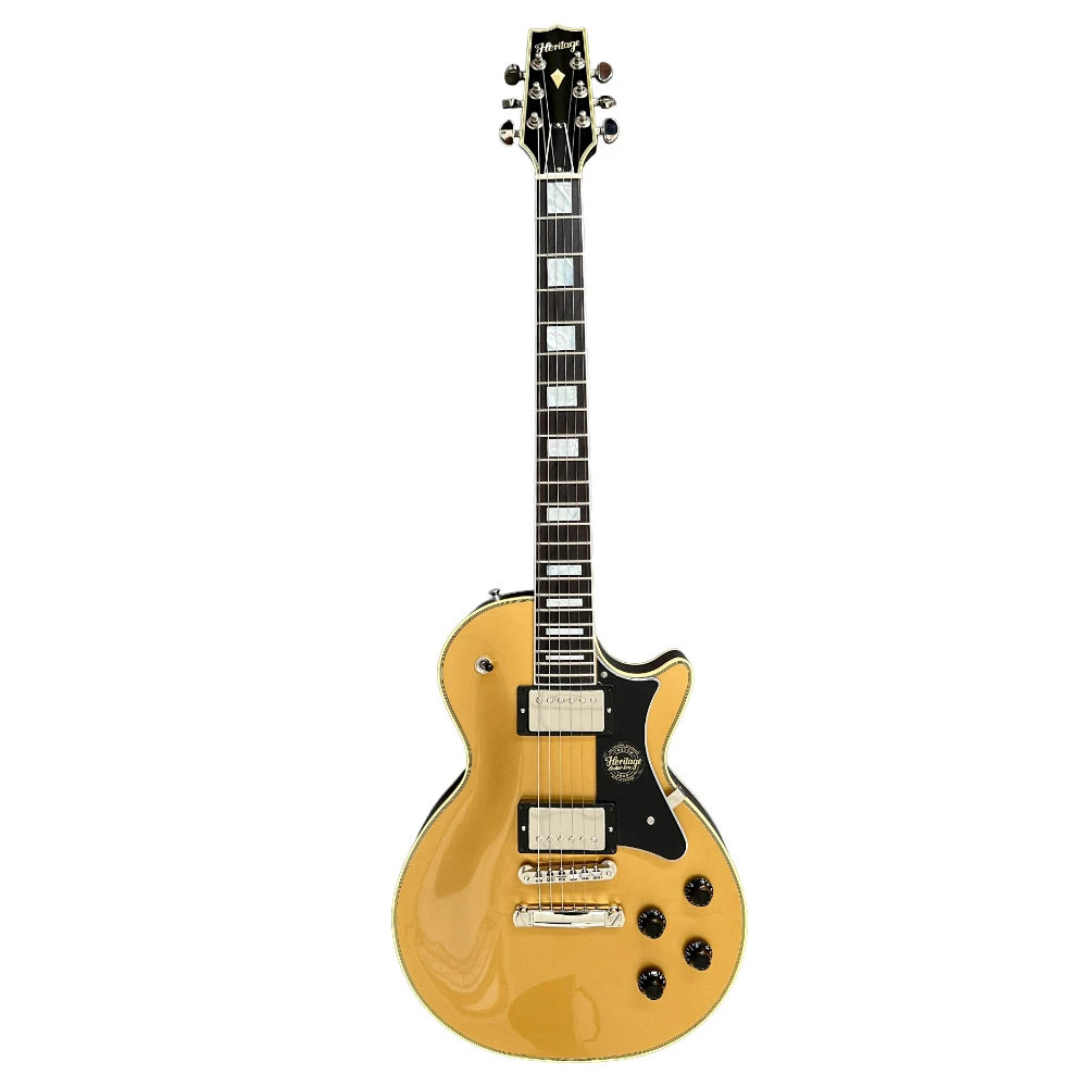 Heritage Custom Shop Factory Special H-157 Mahogany Top ElectricGuitar, Gold Top