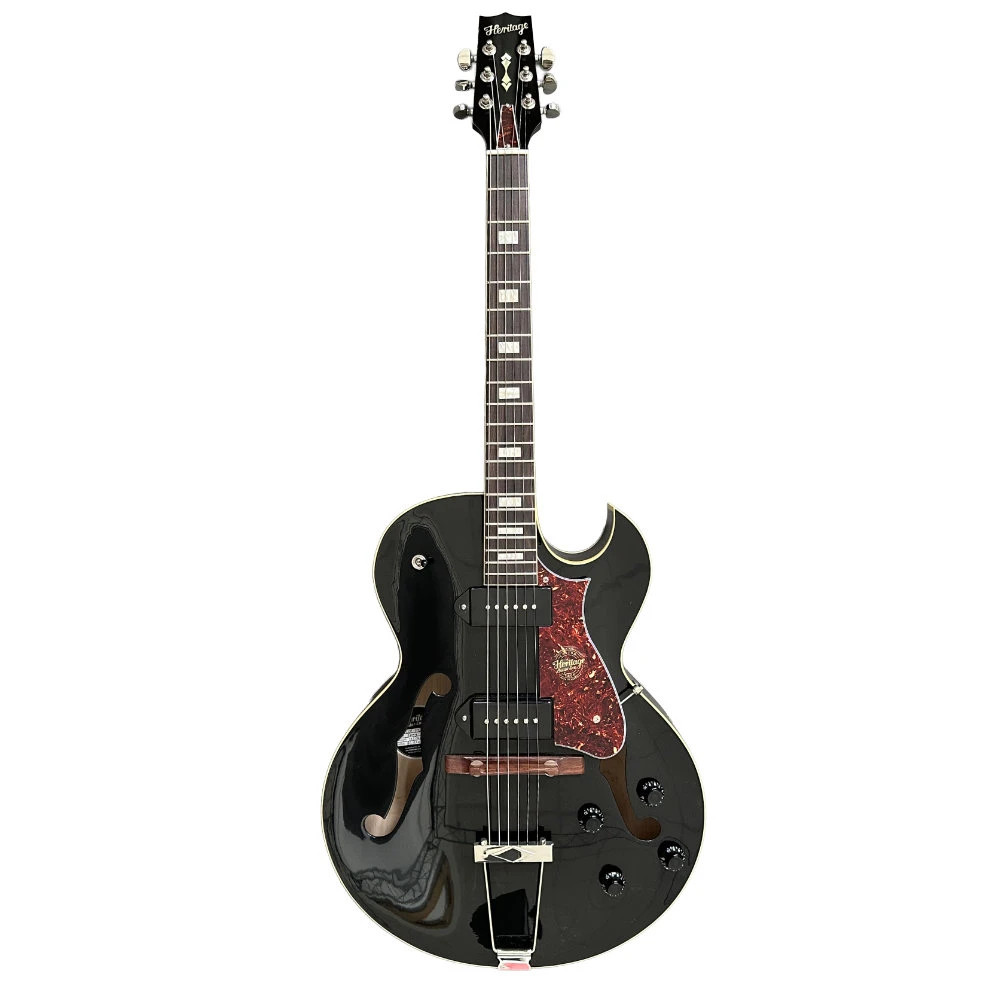 Heritage Custom Shop Factory Special H-575 Dogear P90 Electric Guitar, Ebony