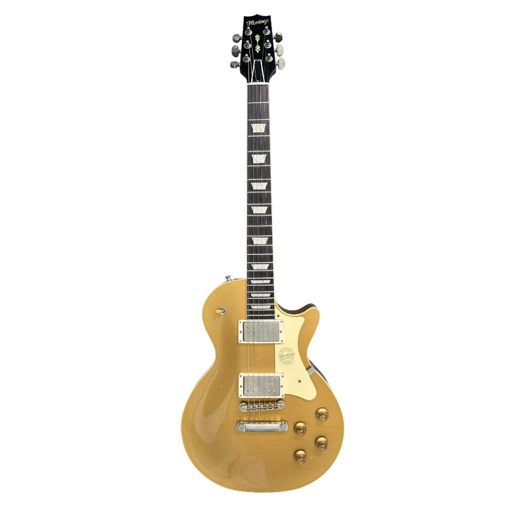 Heritage Custom Shop Factory Special H-150 Electric Guitar, 60s Neck, Gold Top, (Artisan Aged)
