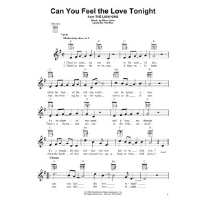 Can You Feel The Love Tonight (from The Lion King)