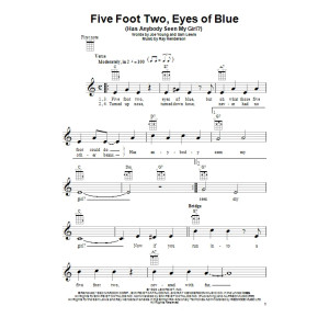 Five Foot Two, Eyes Of Blue (Has Anybody Seen My Girl?)