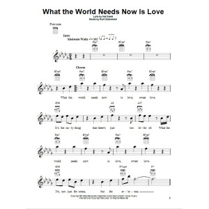 What The World Needs Now Is Love
