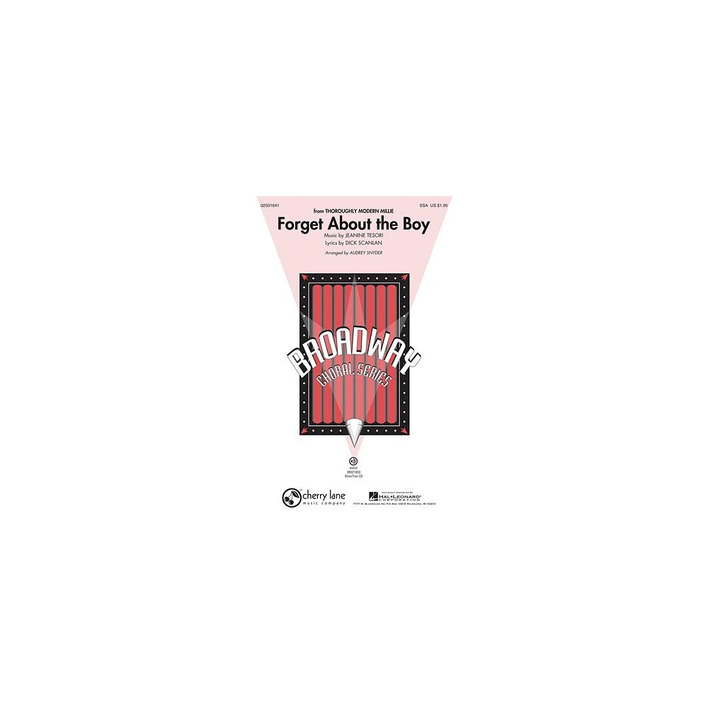 Forget About The Boy (from Thoroughly Modern Millie) (arr. Audrey Snyder)