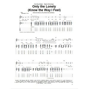 Only The Lonely (Know The Way I Feel)