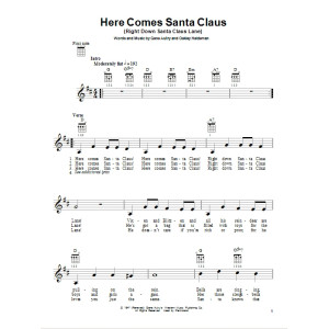 Here Comes Santa Claus (Right Down Santa Claus Lane)