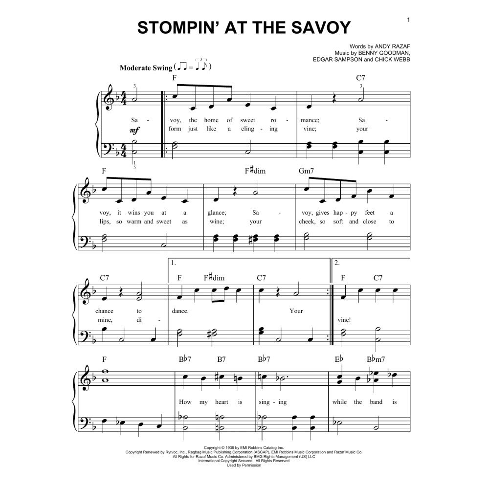 Stompin' At The Savoy