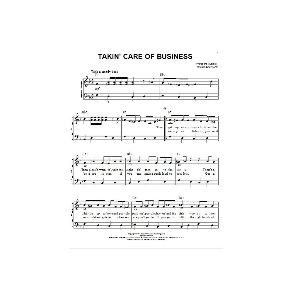 Takin' Care Of Business