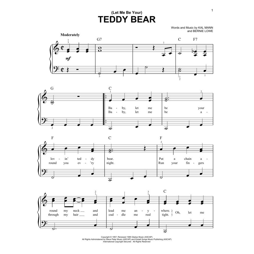 (Let Me Be Your) Teddy Bear