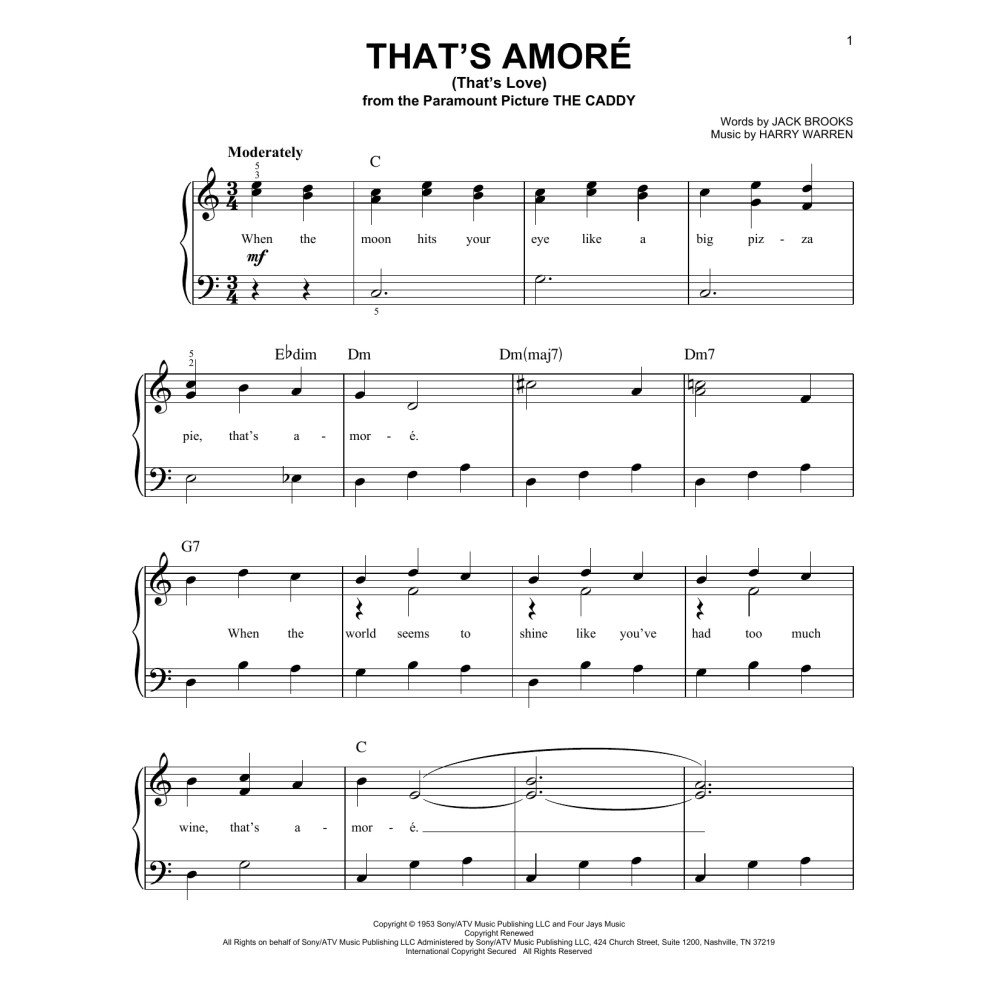 That's Amore (That's Love)