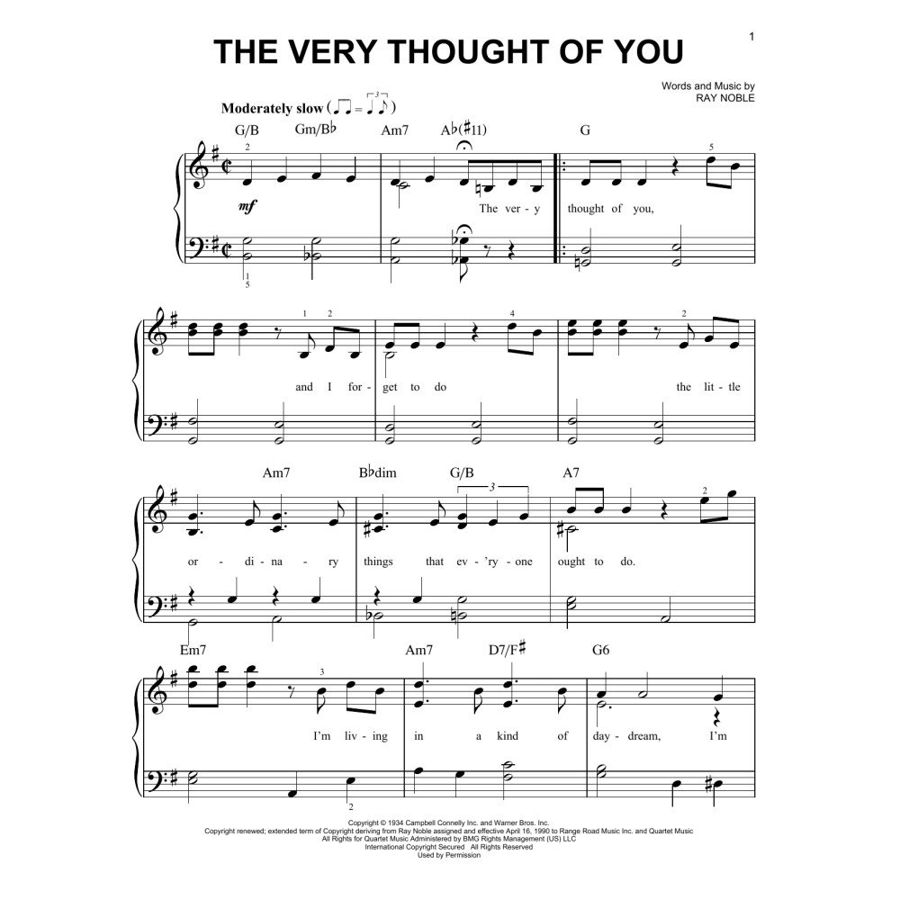 The Very Thought Of You