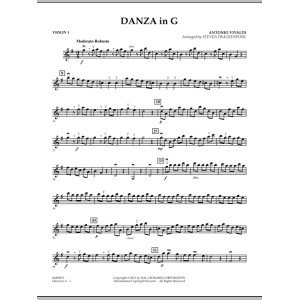 Danza In G - Violin 1