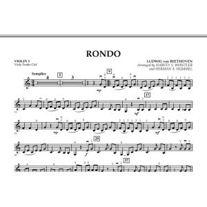 Rondo - Violin 3 (Viola Treble Clef)