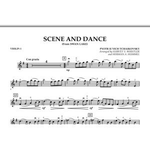 Szene und Tanz (aus "Schwanensee") - Violine 1