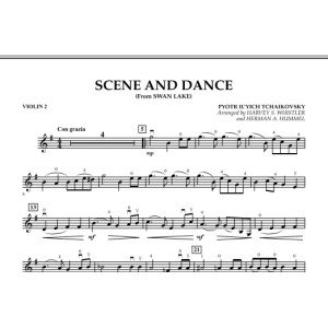 Szene und Tanz (aus "Schwanensee") - Violine 2