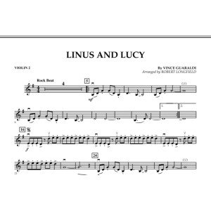 Linus And Lucy - Violin 2