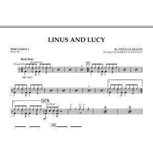 Linus And Lucy - Percussion 1