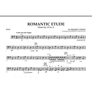 Romantic Etude (Op. 10, No. 3) - Bass