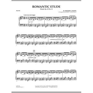 Romantic Etude (Op. 10, No. 3) - Piano